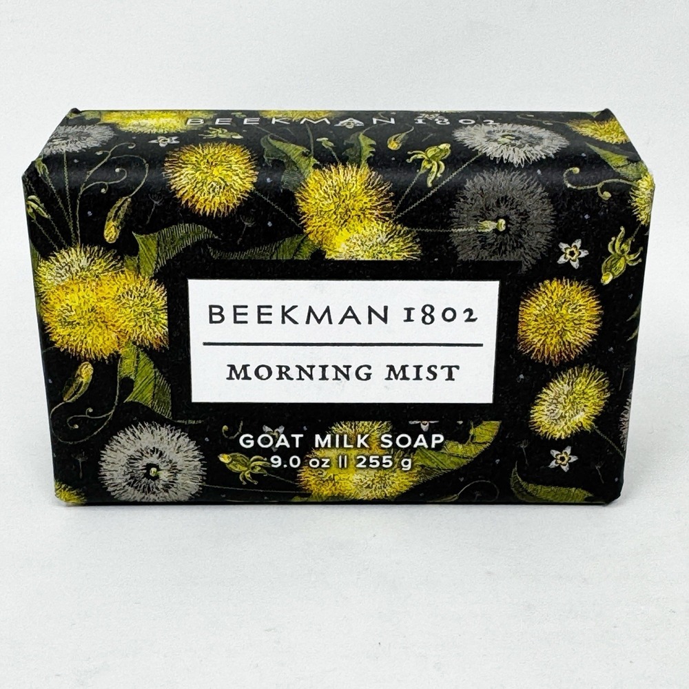 Beekman 1802 MORNING MIST Goat Milk Soap 9oz Sealed Made In USA New DISCONTINUED